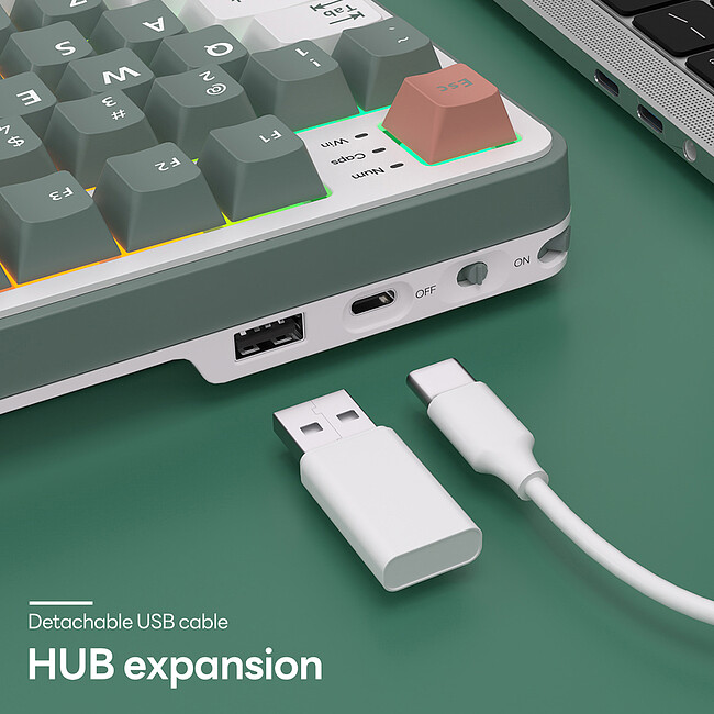 Клавиатура Royal Kludge RK-S98 Brown switch/Camping