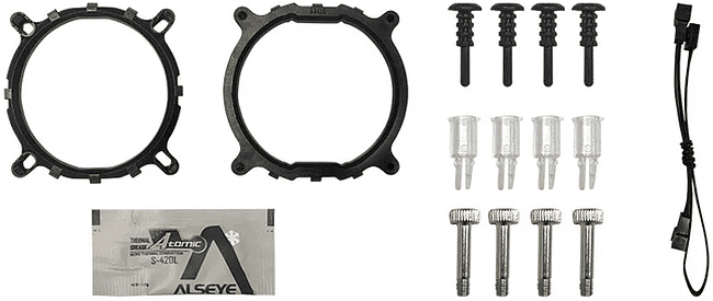 Кулер для процессора Alseye H120D белый
