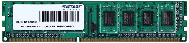 Оперативная память Patriot DDR3-1600 4GB PC-12800 (PSD34G160081) Оперативная память Patriot DDR3-1600 4GB PC-12800 (PSD34G160081)