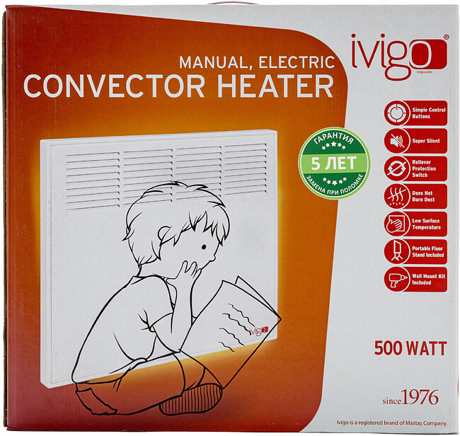 Конвектор iVigo EPK4550M05 белый