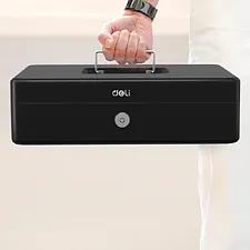 Ящик для денег Deli ET508 черный