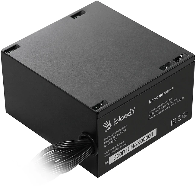 Блок питания Bloody ATX 550W (BD-PS550B)