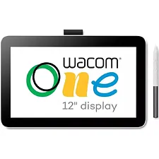 Графический планшет Wacom One 12 белый (DTC121W0B)