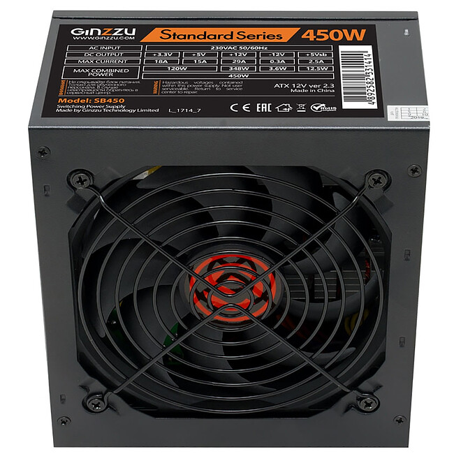 Блок питания Ginzzu SB450 450W