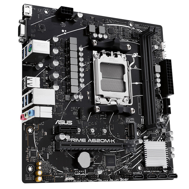 Материнская плата ASUS Prime A620M-K (90MB1F40-M0EAY0)