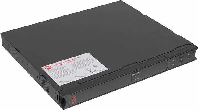 Источник бесперебойного питания APC Smart-UPS SC черный (SC450RMI1U)