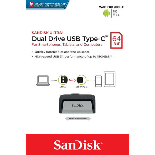 USB Flash-накопитель SanDisk SDDDC2-064G-G46 64GB
