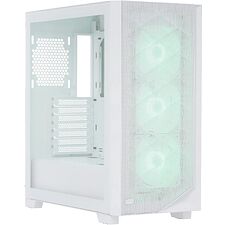 Корпус PcCooler C3D510 WH ARGB белый без БП (C3D510-WHP3-GL)