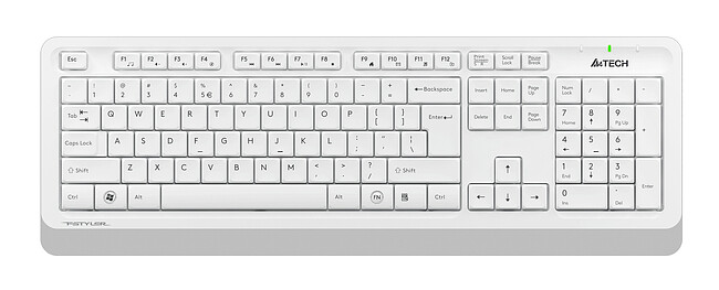 Набор периферии A4Tech Fstyler FG1010S белый/серый