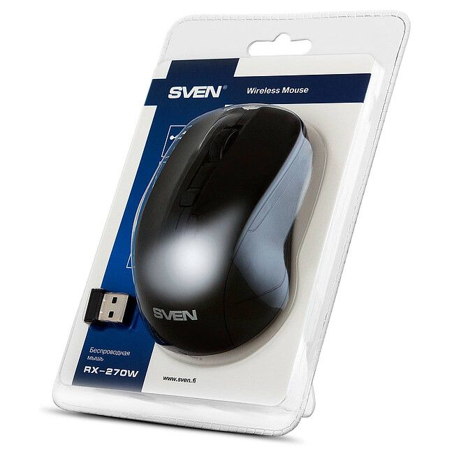 Мышь Sven RX-270W Black (SV-016234)