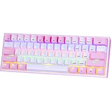 Клавиатура Redragon Fizz розовый/белый (70672)