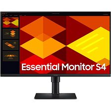 Монитор Samsung Essential S4 черный (LS27D400GAUXEN)