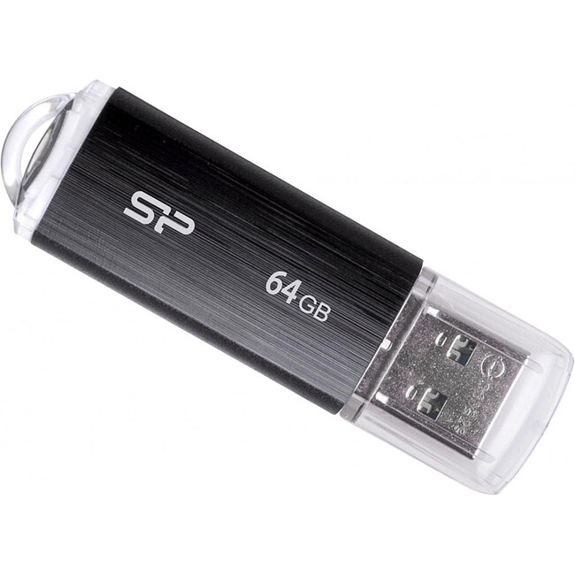 USB Flash-накопитель Silicon-Power Ultima U02 64Gb Black (SP064GBUF2U02V1K)