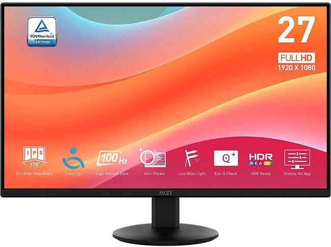 Монитор MSI Pro MP272L черный (9S6-3PD6CT-008)