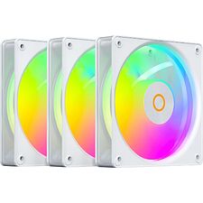 Комплект вентиляторов для корпуса Ocypus Gamma F12 Elite WH ARGB Reverse Blade 3 IN 1 White (Gamma-F12-WH3AM01E-GL)