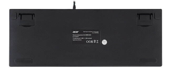 Клавиатура Acer OKW126 черный (ZL.KBDEE.00G)