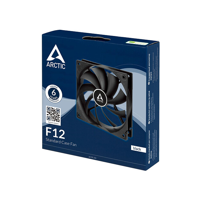 Вентилятор для корпуса Arctic F12 Black (ACFAN00201A)