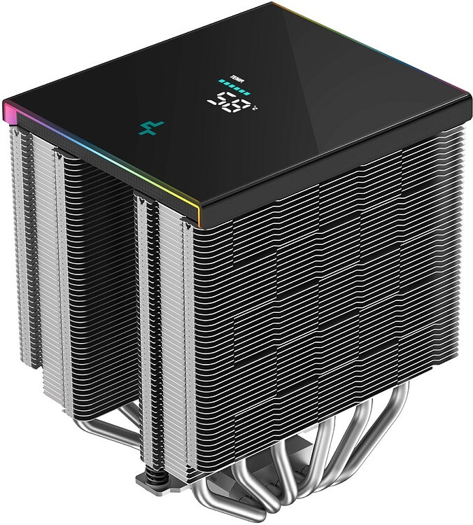 Кулер для процессора DeepCool AK620 Digital SE черный (R-AK620-BKADMN-GJD)
