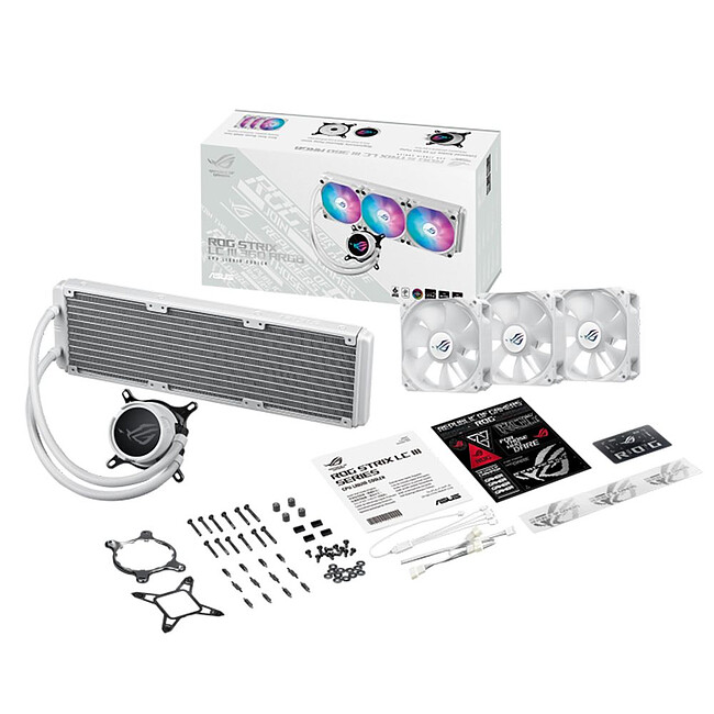 Кулер для процессора ASUS ROG STRIX LC III 360 ARGB WHT (90RC00T2-M0UAY0)