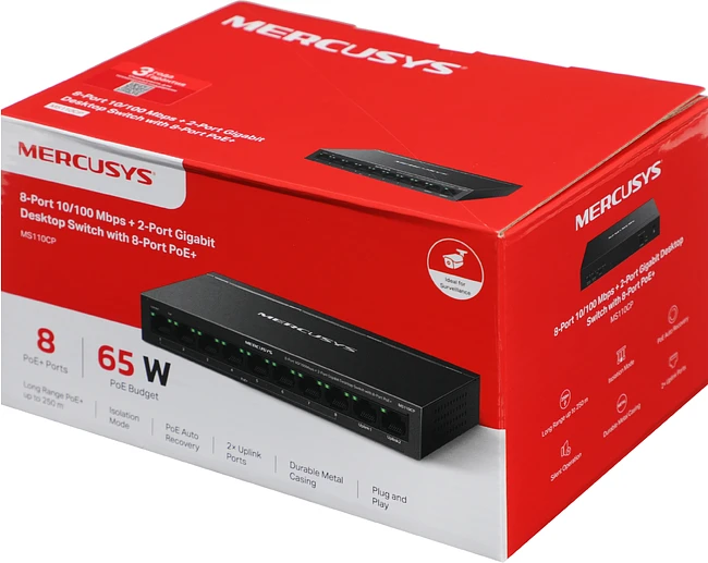 Коммутатор Mercusys MS110CP
