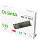 SSD диск Digma Meta M6E 512Gb (DGSM4512GM6ET)