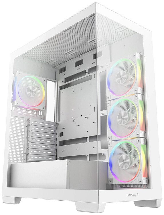 Корпус DeepCool CG580 4F V2 WH ITX без БП белый (R-CG580-WHADA4-G-2)