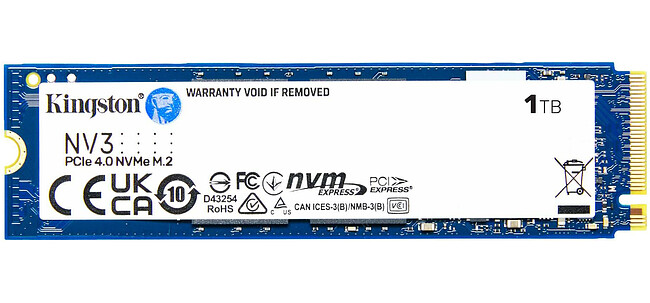 SSD диск Kingston NV3 1TB (SNV3S/1000G)