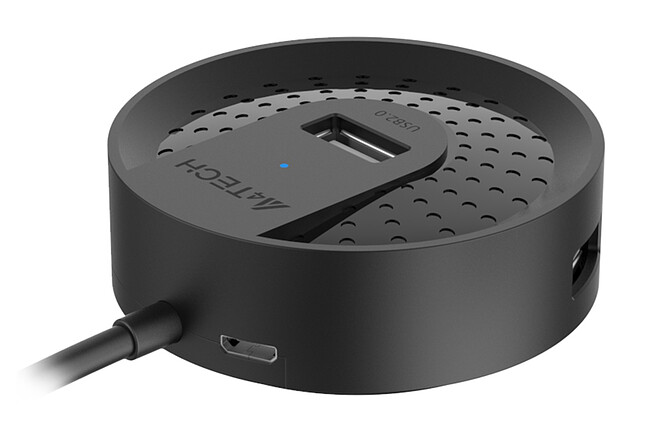 USB-хаб A4Tech HUB-20 черный