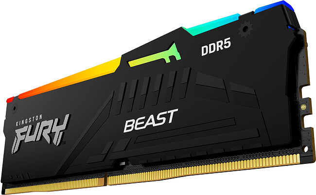 Оперативная память Kingston FURY Beast RGB DDR5 16GB PC5-48000 (KF560C30BBEA-16)
