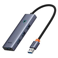 USB-хаб Baseus BS-OH108 Space Grey (B0005280A813-03)