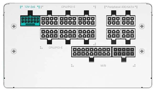 Блок питания DeepCool PQ1200G WH ATX 1200W (R-PQC00G-FD0W-WGEU-V1)