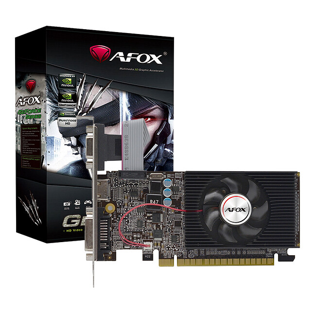 Видеокарта AFox GeForce GT 610 1GB DDR3 RTL (AF610-1024D3L7-V6)