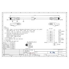 Кабель TWT TWT-45-45-3.0/S-GY серый