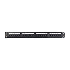 Патч-панель Nikomax NMC-RP24UD2-1U-BK