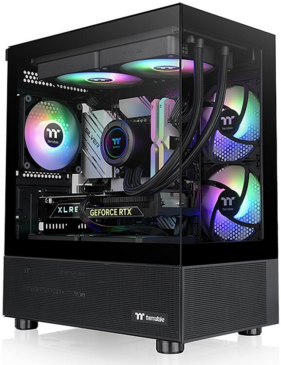Корпус Thermaltake View 170 TG ARGB mATX 650W Black (TT-CP-0001)