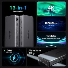 Док-станция Ugreen CM681 Space Gray (15978)