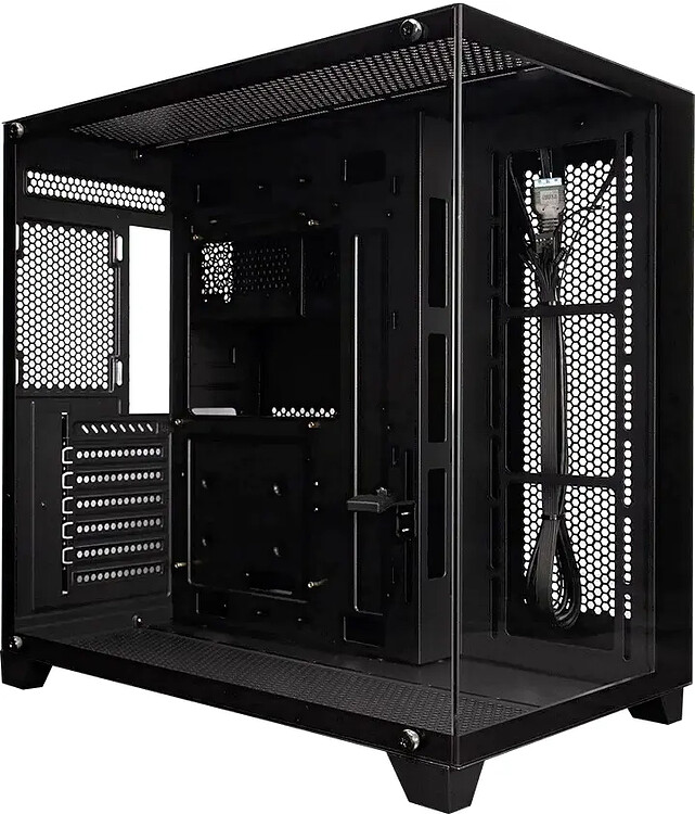 Корпус 1stPlayer MV8-TP без БП Black (MV8-TP-BK-3F7R-1F7)