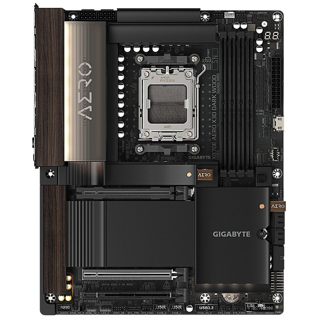 Материнская плата GigaByte X870E Aero X3D Dark Wood