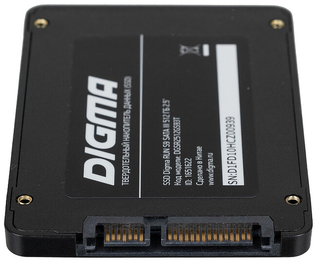 SSD диск Digma Run S9 512GB (DGSR2512GS93T)