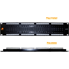 Патч-панель Lanmaster LAN-PPL48U6