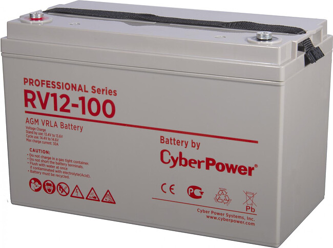Аккумулятор для ИБП CyberPower RV 12-100 Аккумулятор для ИБП CyberPower RV 12-100