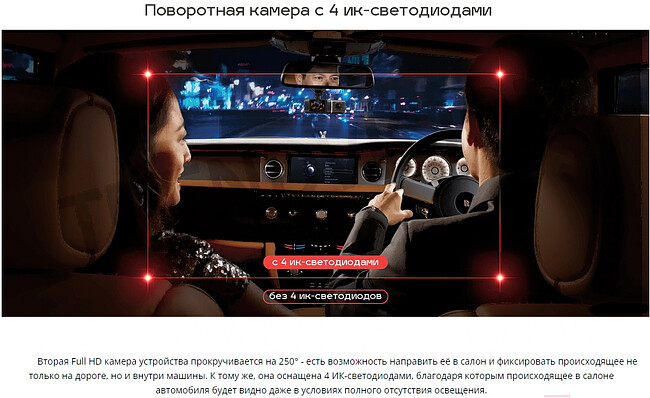 Автомобильный видеорегистратор TrendVision Proof PRO GPS черный