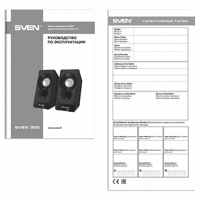 Акустика Sven 300