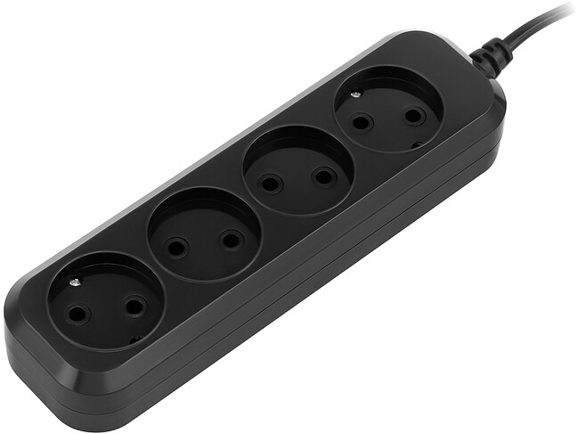 Удлинитель Sunwind SW-PE41-B черный
