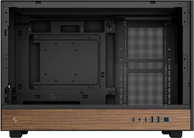 Корпус Deepcool CH260 без БП Wood (R-CH260-BKNWM0-G-1)