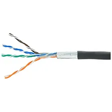 Кабель витая пара Cablexpert FPC-5051E-4-CU-OUT черный