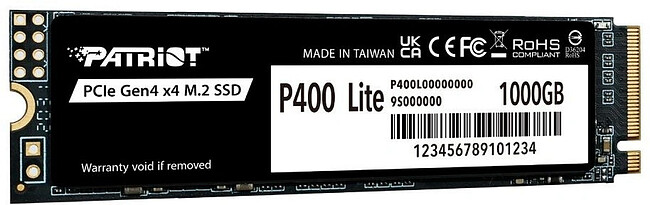 SSD диск Patriot P400 Lite 1TB (P400LP1KGM28H)