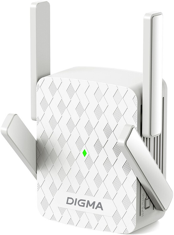 Усилитель Wi-Fi Digma D-WR400 белый