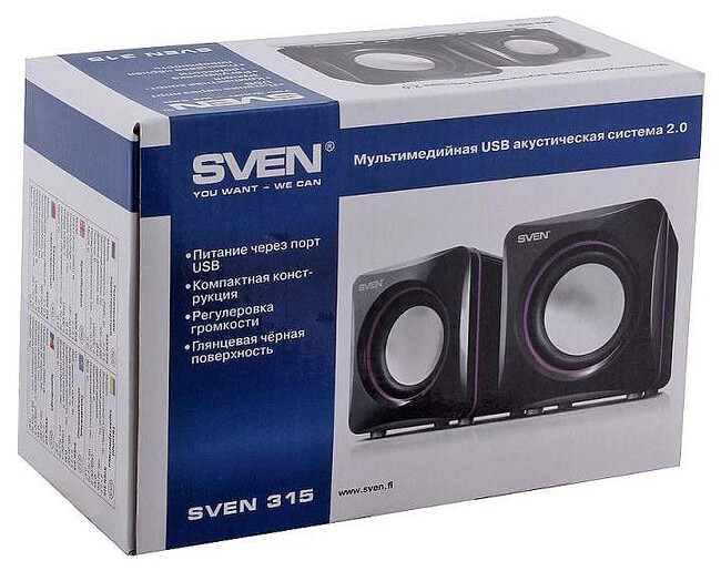 Акустика Sven 315 Black (SV-0110315BK)