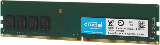 Оперативная память Crucial Basics 8GB DDR4 (CB8GU3200)